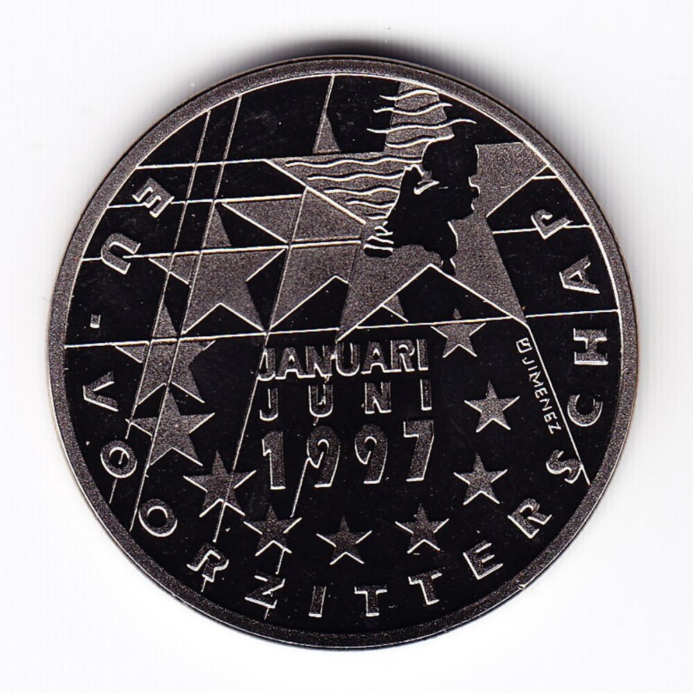 1997 Netherlands ECU Medal (b149)